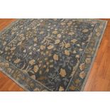 Nain Floral Ziegler blue area rug hand tufted high quality wool Made Of 100% Wool Pile Ziegler