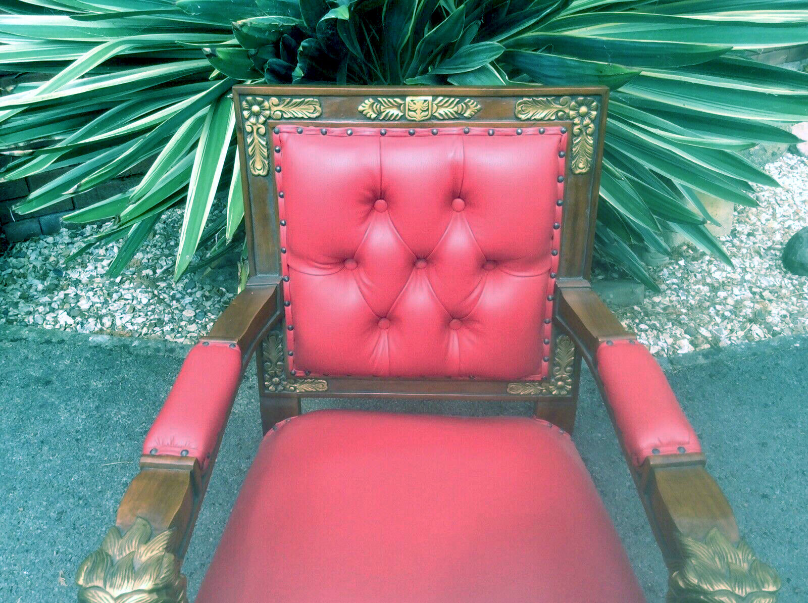 A Pair Of Regency Styled Carved Library Open Armchairs The Reeded Backs With Padded Arms And Seats - Image 12 of 12