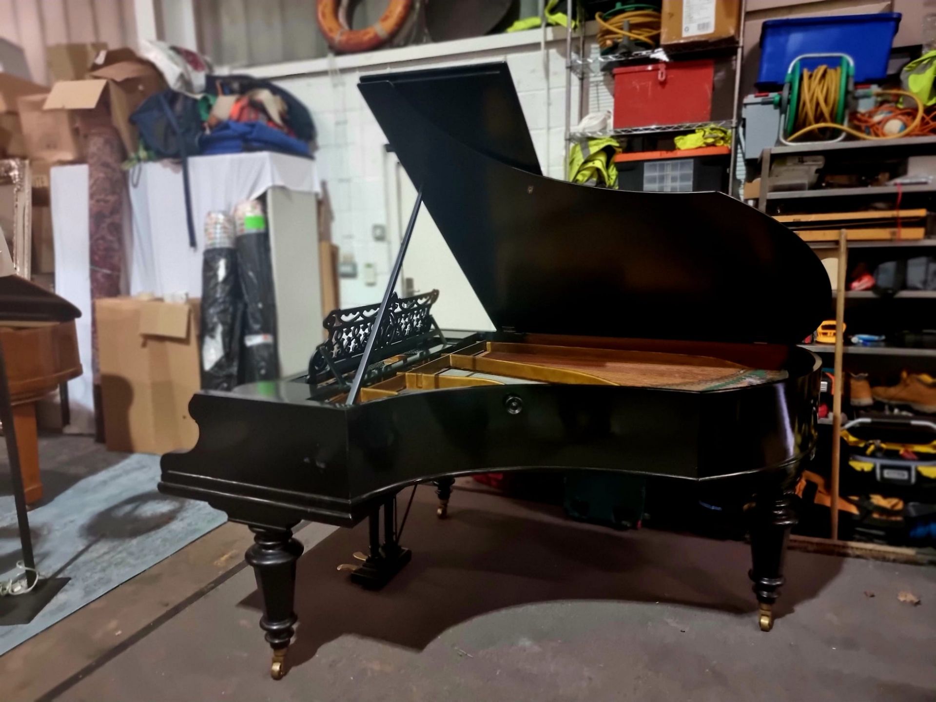 Bechstein Model V Boudoir Grand Piano In Polished Ebony Bechstein are widely regarded as one of - Image 5 of 8