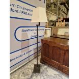 A Pair Of Sifra Floor Lamps Model LMS 600 ENG Metal Base With Single Arm Single Bulb Complete With