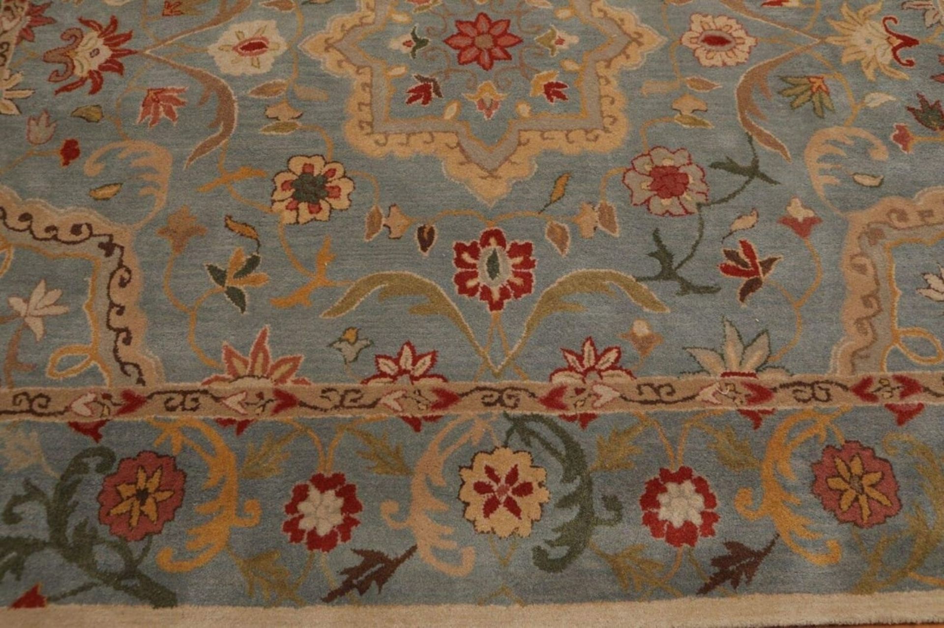 Handmade 100% Brand New Natural Wool Rug Unique Colour And Design Inspired From The Persian Floral - Bild 4 aus 5