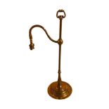 A French Style Antiqued Brass Desk Lamp 59cm