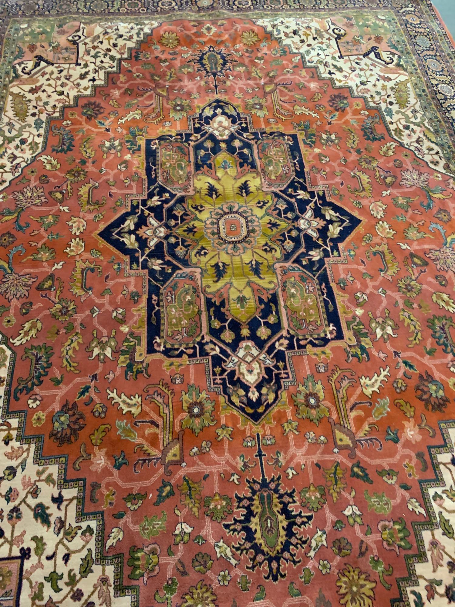 Jaipur Carpet, Rajhastan, North India, Wool On Cotton Foundation. With A Persian 'Heriz' Design, The - Image 3 of 7