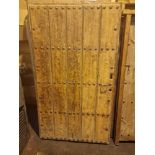 Teak Door Panel And Frame Crafted From Reclaimed Teak Wood, This Antique Indian Door Makes A