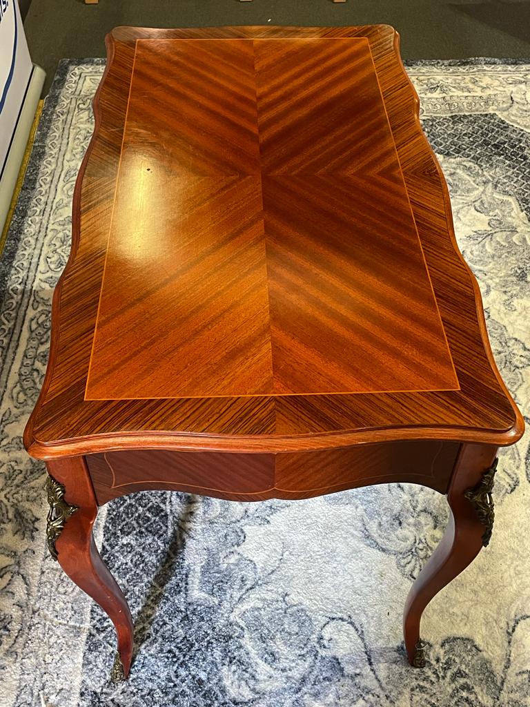 Cabinet Makers: H.& L. Epstein, London French Empire Style Writing Table, Rosewood With Stunning - Image 3 of 7
