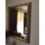 Empire Style Gilded Accent Mirror 84 x 107cm Room 605