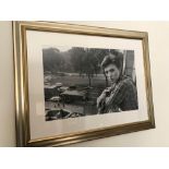 Framed Giclee Print David Bowie 1977 Mike Maloney Photograph Room 604