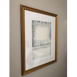 Deborah Treliving (English) Original Abstract Print Signed And Framed 72 x 83cm Room 623