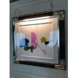 Nicholas Wood (USA) Abstract Framed Wall Art On Paper With Picture Light 72 x 66cm Room 606/7