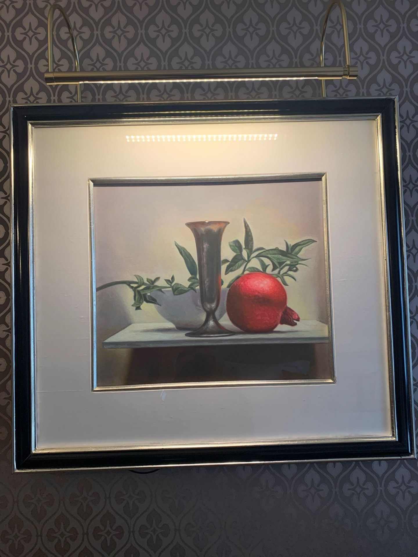 2 x Untitled Framed Still Life Lithograph Prints 60 x 50cm Room 633