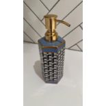 Jonathan Adler Collection-Versailles, Metal Ceramic, Multicolour, Lotion Pump/Soap Dispenser Real
