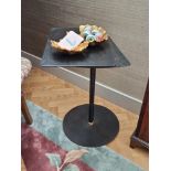 Fan side table An incredibly useful and stylish little occasional or side table, fabricated in