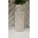 Scheurich West German Pottery 285-30 Vase 33cm high in minimal white matt glaze this pattern is