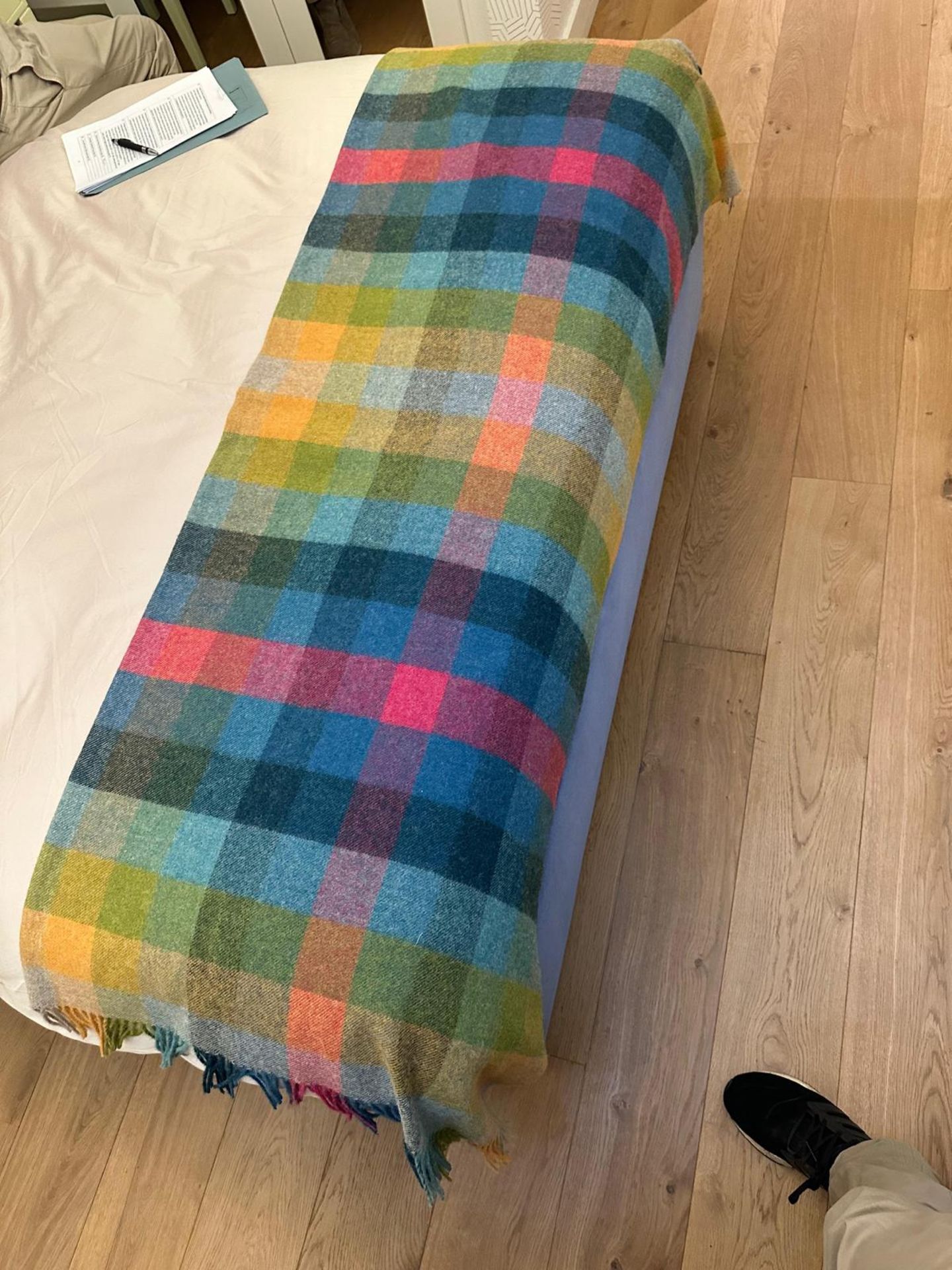 Harlequin Shetland Throw (Apt 10)