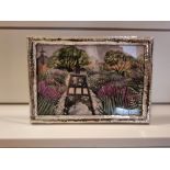 Wavy Slim Edge Photo Frame A rustic, antique-effect design, this freestanding photo frame has a