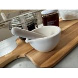 Petite Pestle and Mortar Creating your own mixes of herbs, spices and dressings is a great way to