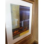 Derek Rangecroft (English) LIMITED EDITION GICLEE PRINT Abstract Titled Paddington Basin Number