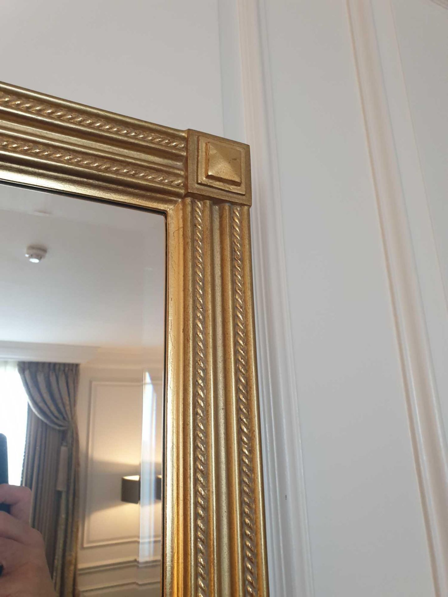 Rectangular Bevelled Empire Mirror With Gold Painted Wood Frame 840mm x 1060mm (Room 702 & 703) - Image 2 of 2