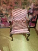 Chippendale Style Open Arm Chair By Kesterport George Iii Style Arm Chair The Chippendale Design