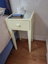 A pair of Julian Chichester Holly Bedside Tables Part of the Colourist Collection, this pretty