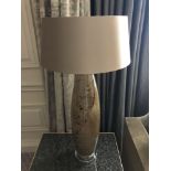 A Pair Heathfield And Co Hillaire Smoke Blown Glass Table Lamp With Shade 71cm (Room 821/822)