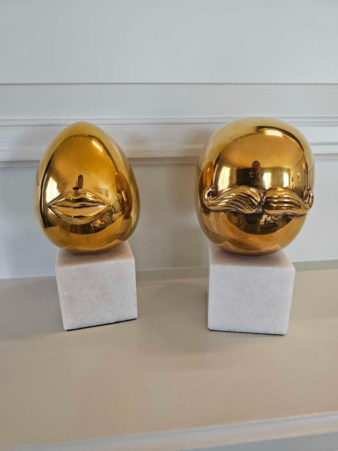 Jonathan Adler Brass Misia Sculpture Hand Sculpted In The Designers Soho Studio Then Sand Cast In - Image 2 of 3