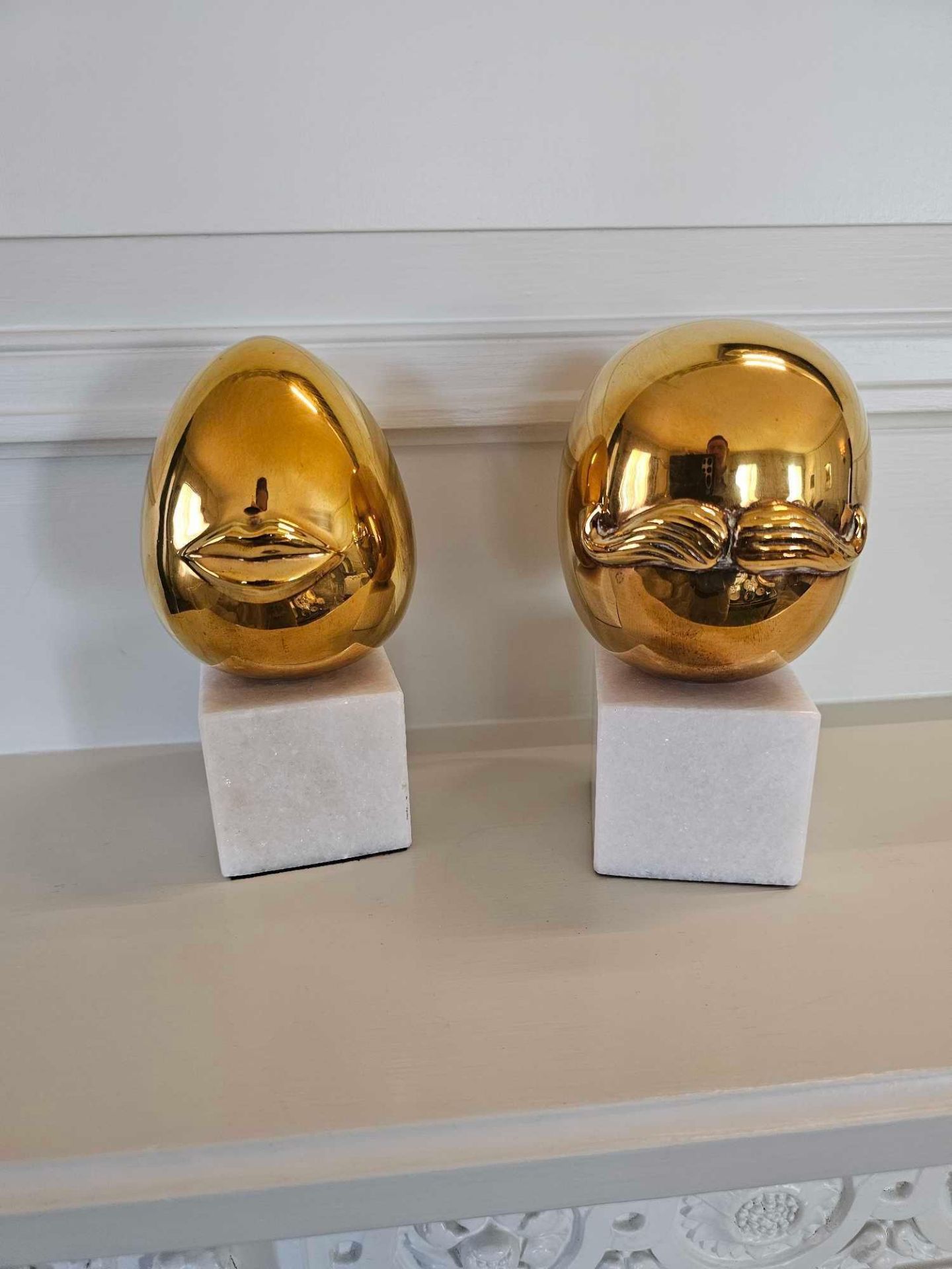 Jonathan Adler Brass Misia Sculpture Hand Sculpted In The Designers Soho Studio Then Sand Cast In - Image 3 of 3