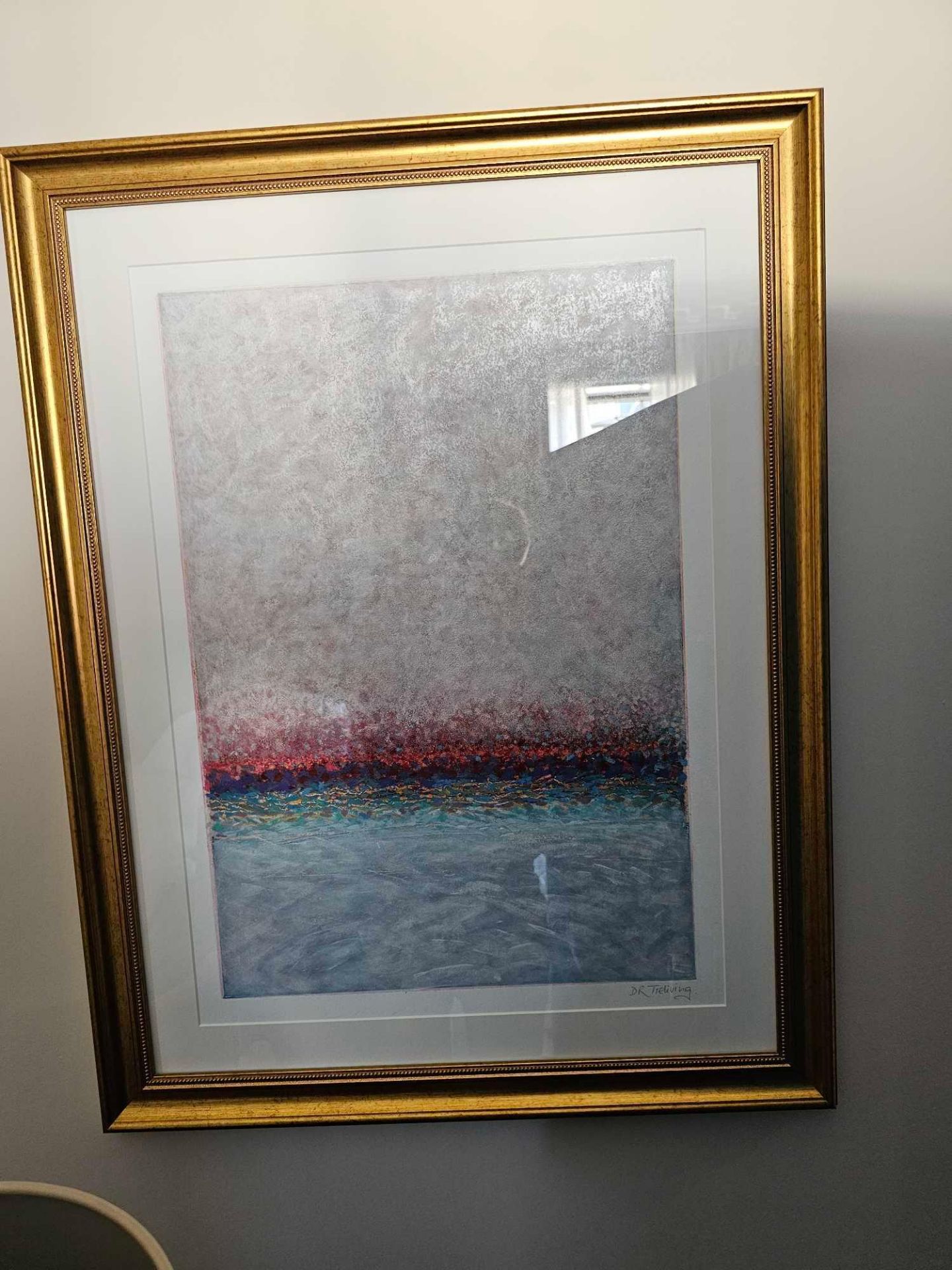 Framed Contemporary Artwork Signed D Treliving Deborah Treliving, is a contemporary British artist