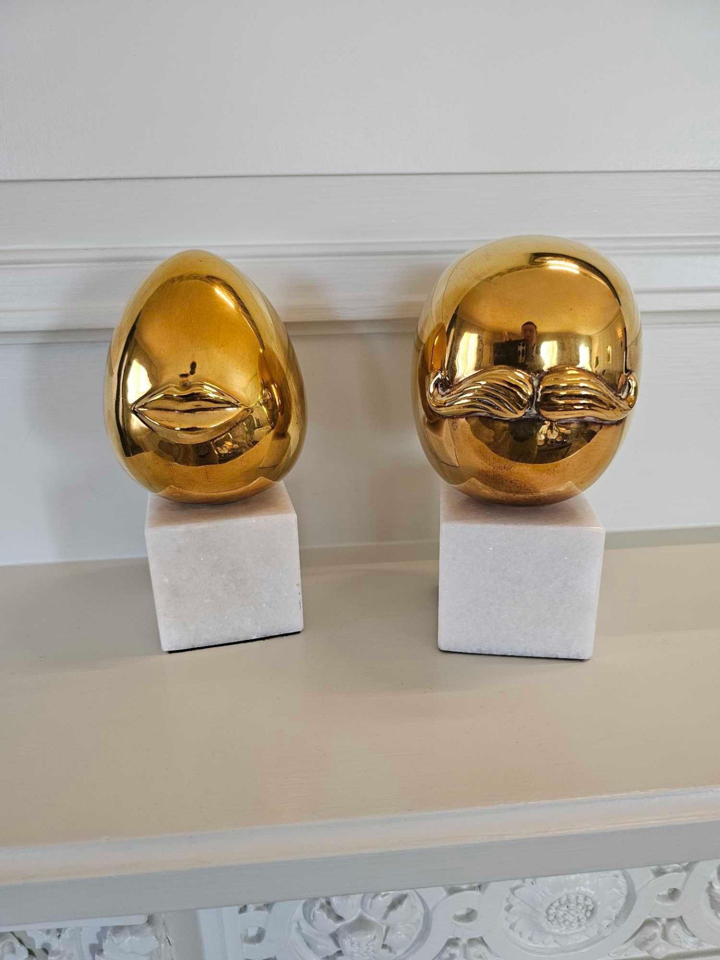 Jonathan Adler Brass Misia Sculpture Hand Sculpted In The Designers Soho Studio Then Sand Cast In