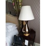 A Pair Of Heathfield And Co Louisa Glazed Ceramic Table Lamp With Textured Shade 77cm (Room 827)