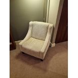 An upholstered relaxer chair 78 x 54 x 86cm ( Location : 232)
