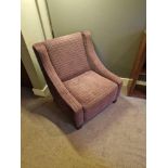 An upholstered relaxer chair 78 x 54 x 86cm ( Location : 105)