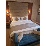 Hypnos Superking 180 x 200cm Zip and Link hotel contract bed comprising of mattress divan base