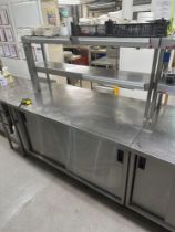 Moffat Double Sided Counter Hot Cupboard. With 2 Sliding Doors. (No Model Number) 150 x 80 x 90cm