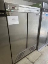 Foster LR900 ADU stainless steel two door upright 1300 litre freezer temperature range -18Â°C to -