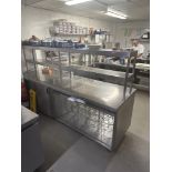 Moffat Double Sided Counter Hot Cupboard. With 2 Sliding Doors. (No Model Number) 260 x 80 x 90cm