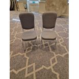 100 x aluminium franed upholstered conference / banquet chairs ( Location: Container)