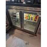 Weald WM42H-SS hinged door two door stainless steel bar cooler temperature range 2Â°C to 18Â°C