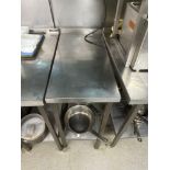 Moffat Stainless Steel preparation Table 40 x 84 x 88cm ( Location: Main Kitchen )