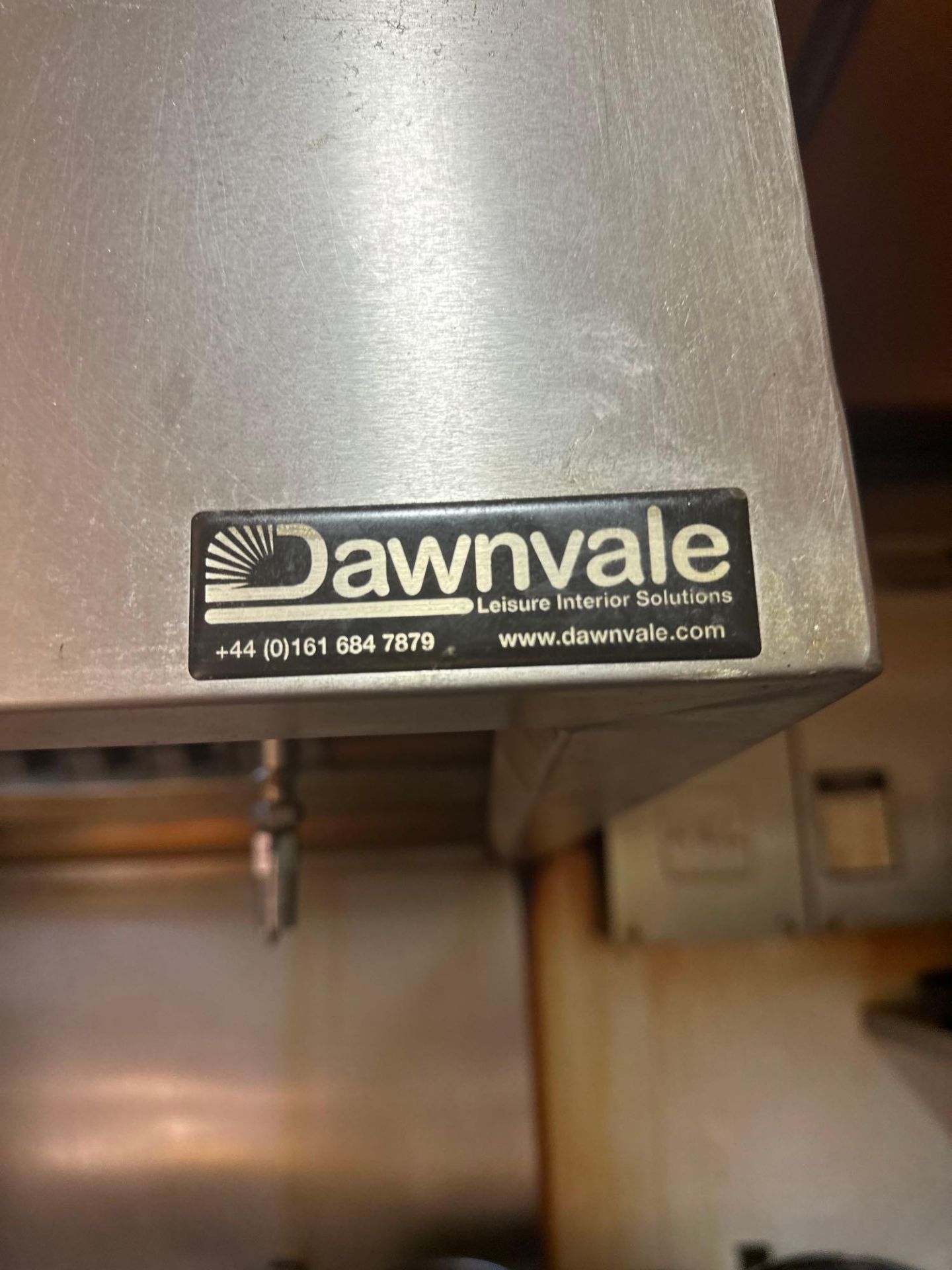 Dawnvale stainless steel baffle extraction canopy 3.5m x 120cm ( Location: Bar Kitchen) - Bild 2 aus 4