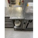 Moffat Stainless Steel Preparation table 40 x 84 x 88cm ( Location: Main Kitchen )