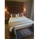 Hypnos Superking 180 x 200cm Zip and Link hotel contract bed comprising of mattress divan base