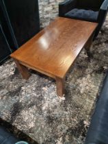Wooden coffee table 70 x 120 x 45cm ( Location: Club Lounge)