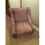 An upholstered relaxer chair 78 x 54 x 86cm ( Location : 104)