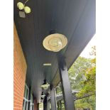 2 x William Sugg & Co Tunbridge decorative luminaire pendant IP65 rated 680mm ( Location: Garden)