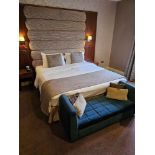 Hypnos Superking 180 x 200cm Zip and Link hotel contract bed comprising of mattress divan base