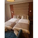 Hypnos Superking 180 x 200cm Zip and Link hotel contract bed comprising of mattress divan base