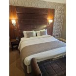 Hypnos Superking 180 x 200cm Zip and Link hotel contract bed comprising of mattress divan base