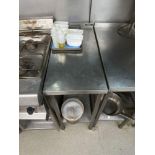 Moffat Stainless Steel Preparation table 40 x 84 x 88cm ( Location: Main Kitchen )