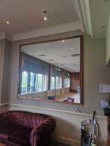 Oak framed accent mirror 230 x 200cm ( Location: Conference room)